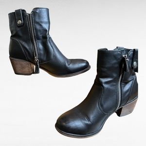 Black Booties, size 7.5